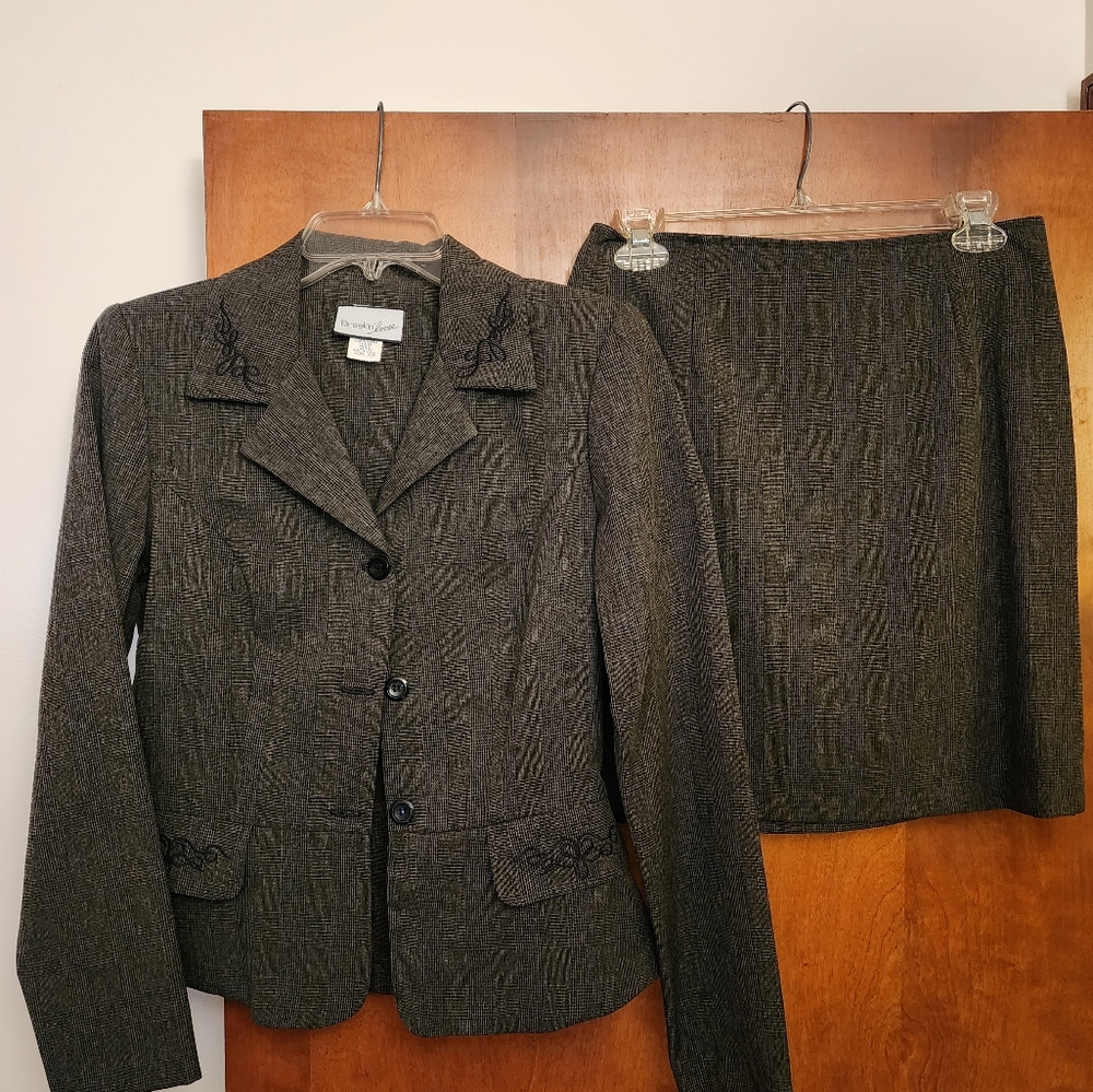 Breakin' loose Skirt suit brown tweed